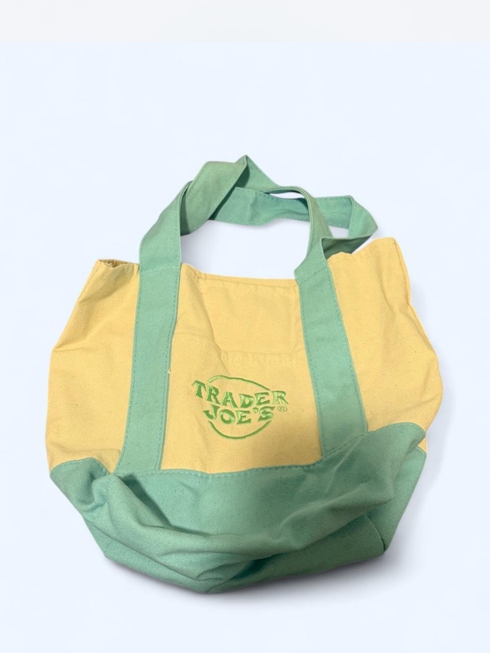 Trader Joe’s pastel tote bag